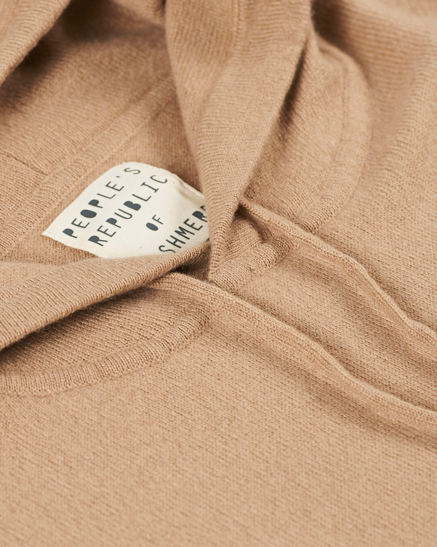 Herren | Pullover | People's Republic of Cashmere | Cashmere Hoodie Camel