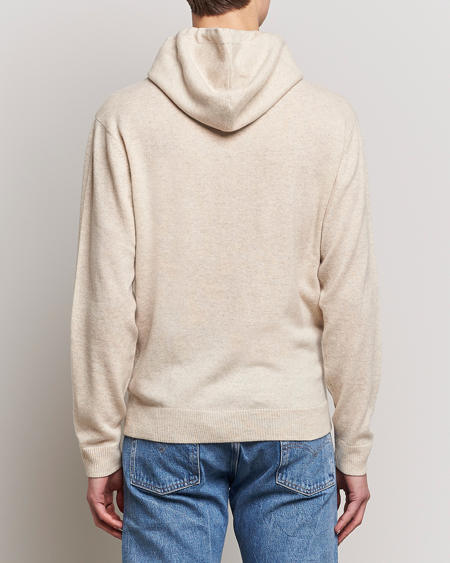 Herren | Pullover | People's Republic of Cashmere | Cashmere Hoodie Oatmilk