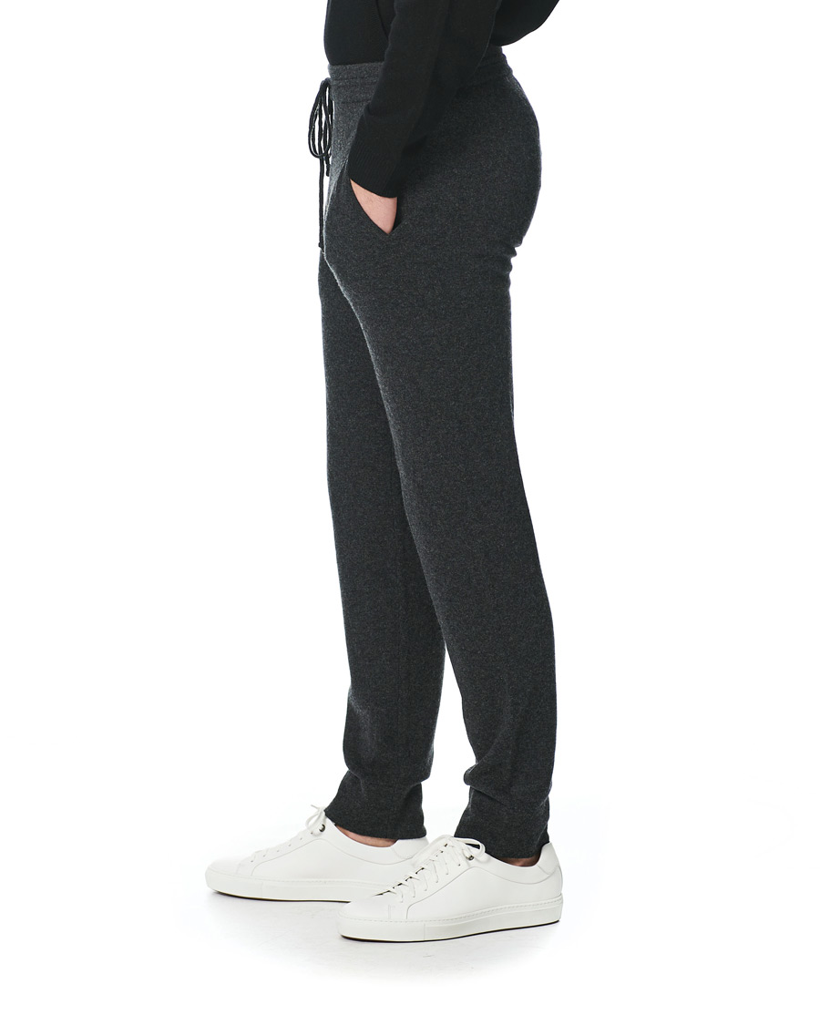 Herren | Hosen | People's Republic of Cashmere | Cashmere Sweatpants Dark Grey