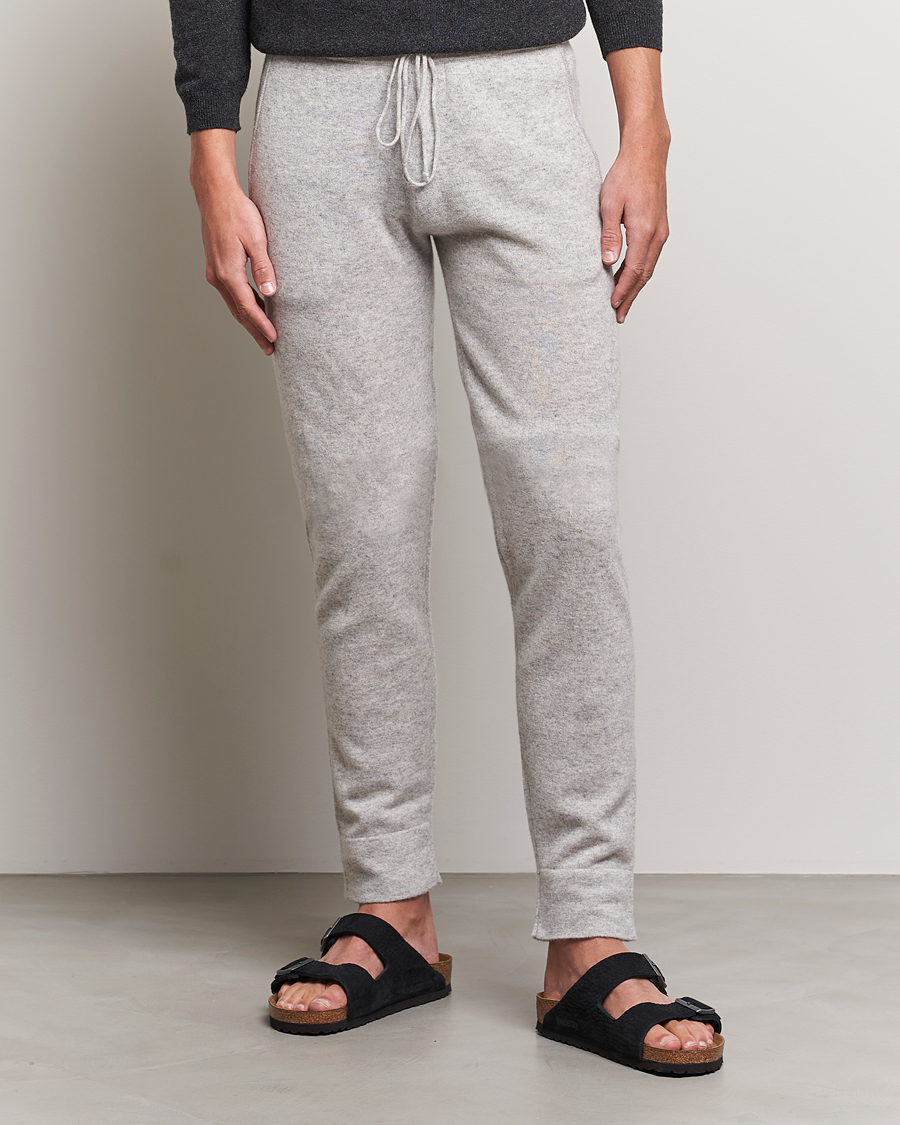 Herren | Hosen | People's Republic of Cashmere | Cashmere Sweatpants Ash Grey