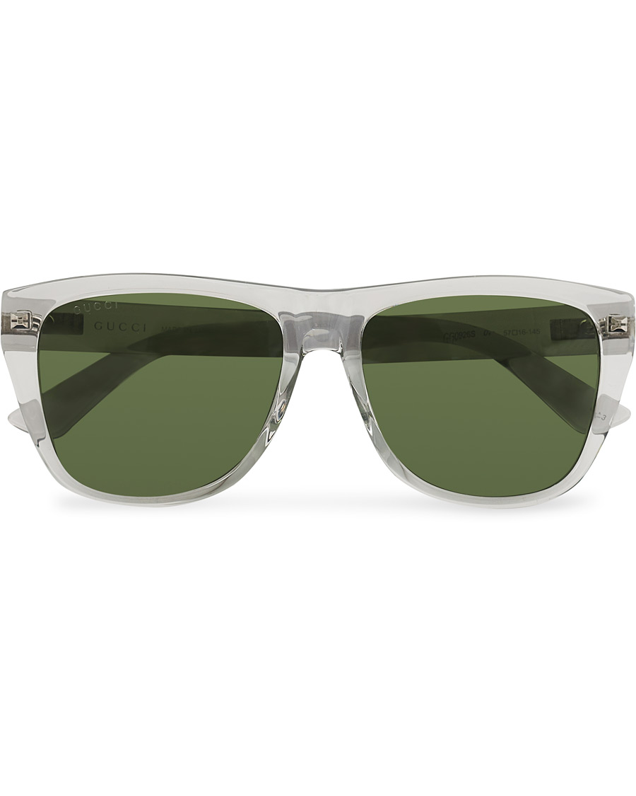 Herren | Gucci GG0926S Sunglasses Grey/Green | Gucci | GG0926S Sunglasses Grey/Green