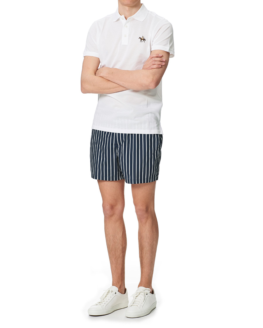 Herren | Badehosen | Ralph Lauren Purple Label | Riviera Swim Trunks Navy/White