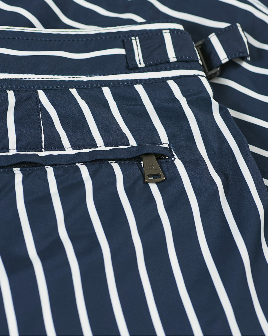 Herren | Badehosen | Ralph Lauren Purple Label | Riviera Swim Trunks Navy/White