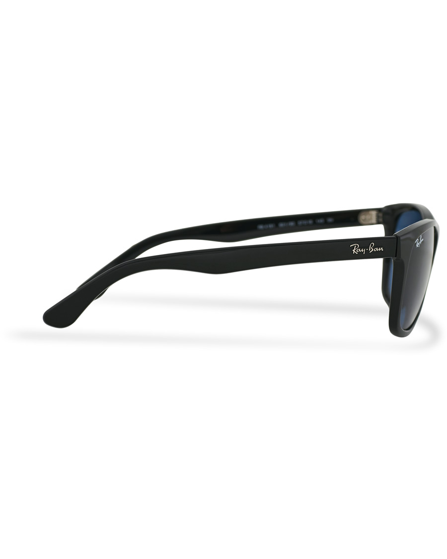 Herren | Ray-Ban RB4181 Sunglasses Shiny Black/Blue | Ray-Ban | RB4181 Sunglasses Shiny Black/Blue