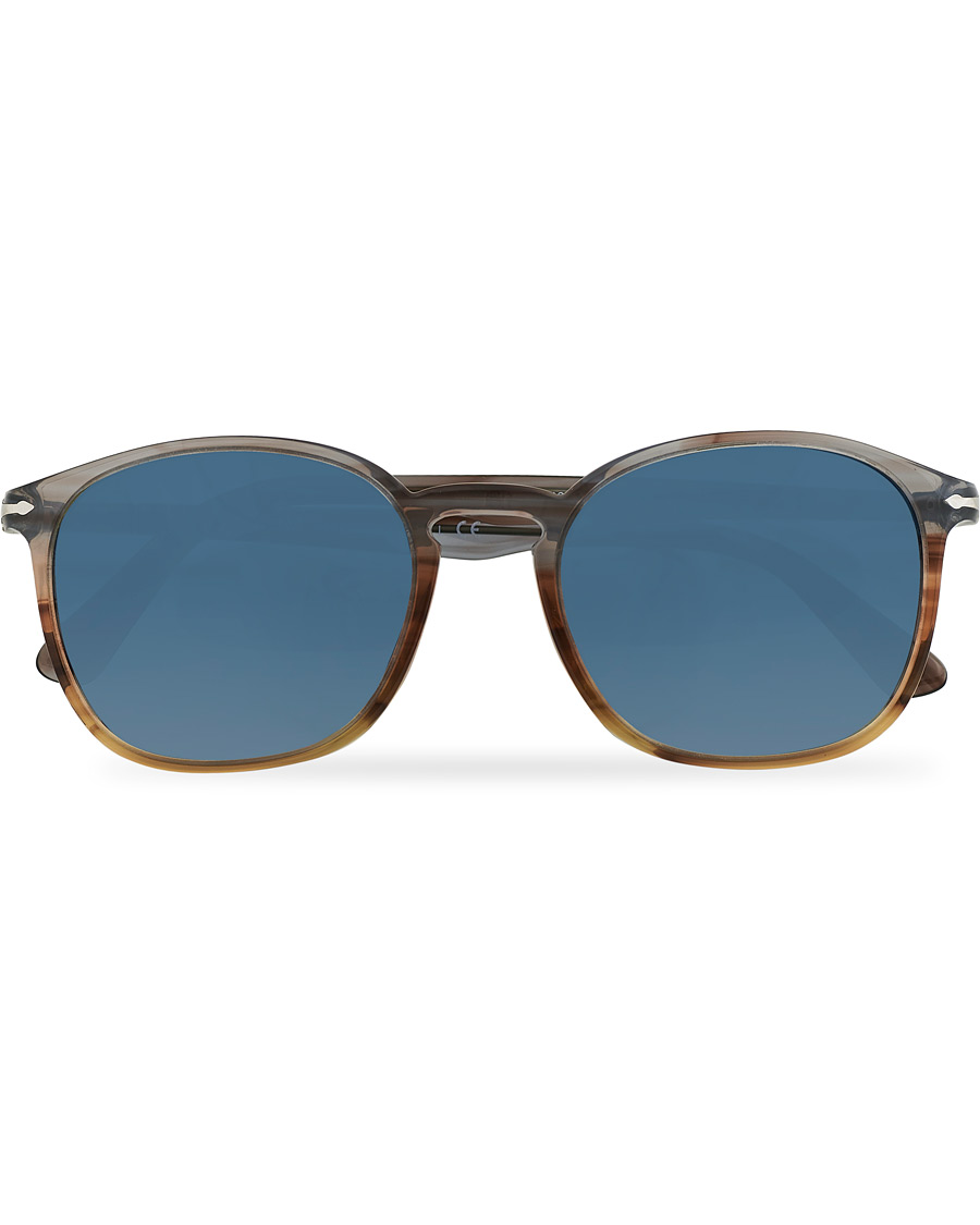 Herren | Persol 0PO3215S Sunglasses Brown/Gradient Blue | Persol | 0PO3215S Sunglasses Brown/Gradient Blue