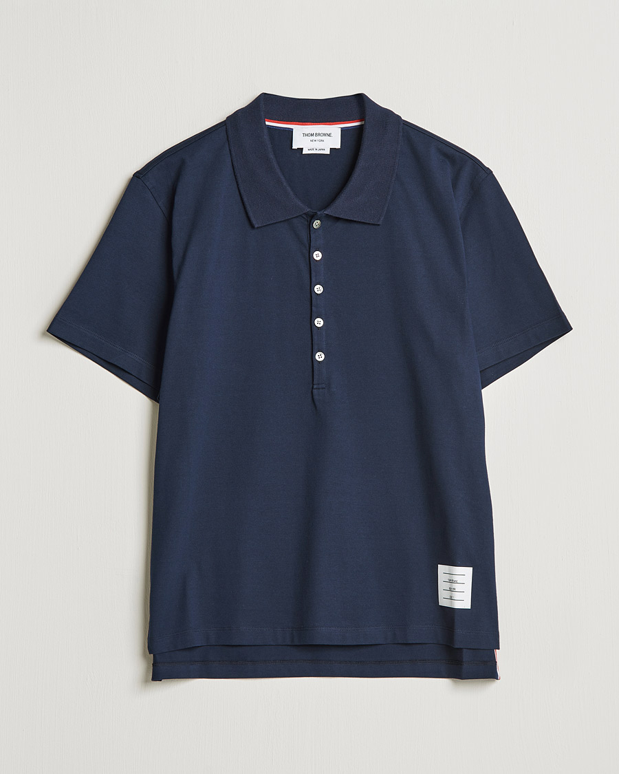Herren | Poloshirts | Thom Browne | Relaxed Fit Polo Navy