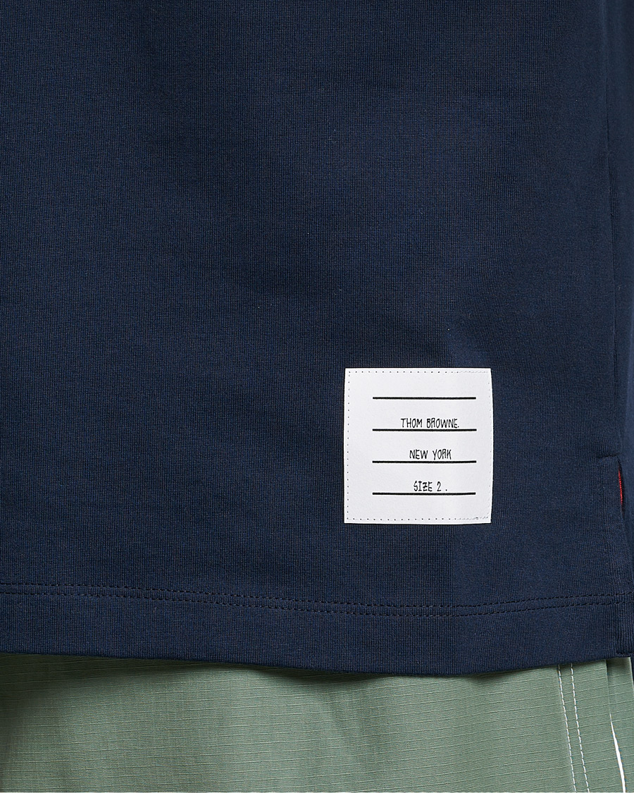 Herren | Poloshirts | Thom Browne | Relaxed Fit Polo Navy