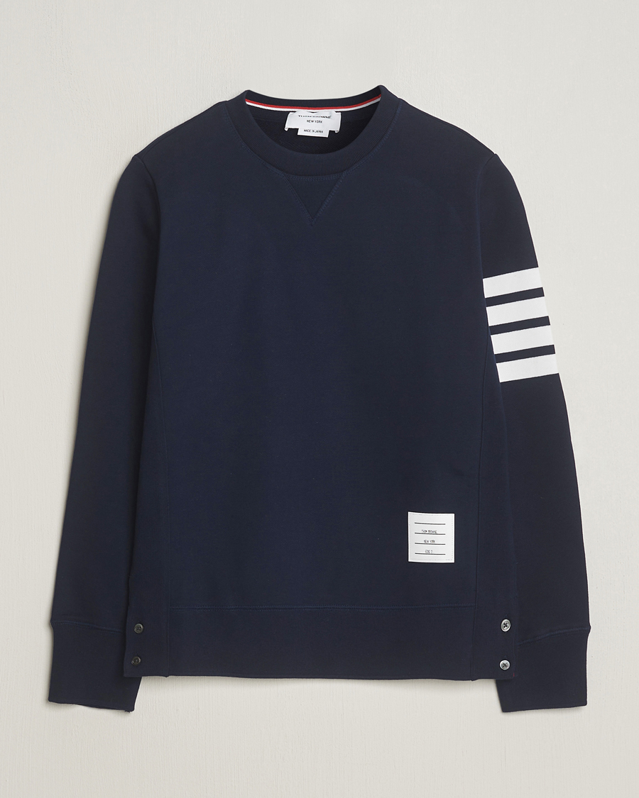 Herren | Pullover | Thom Browne | 4 Bar Sweatshirt Navy