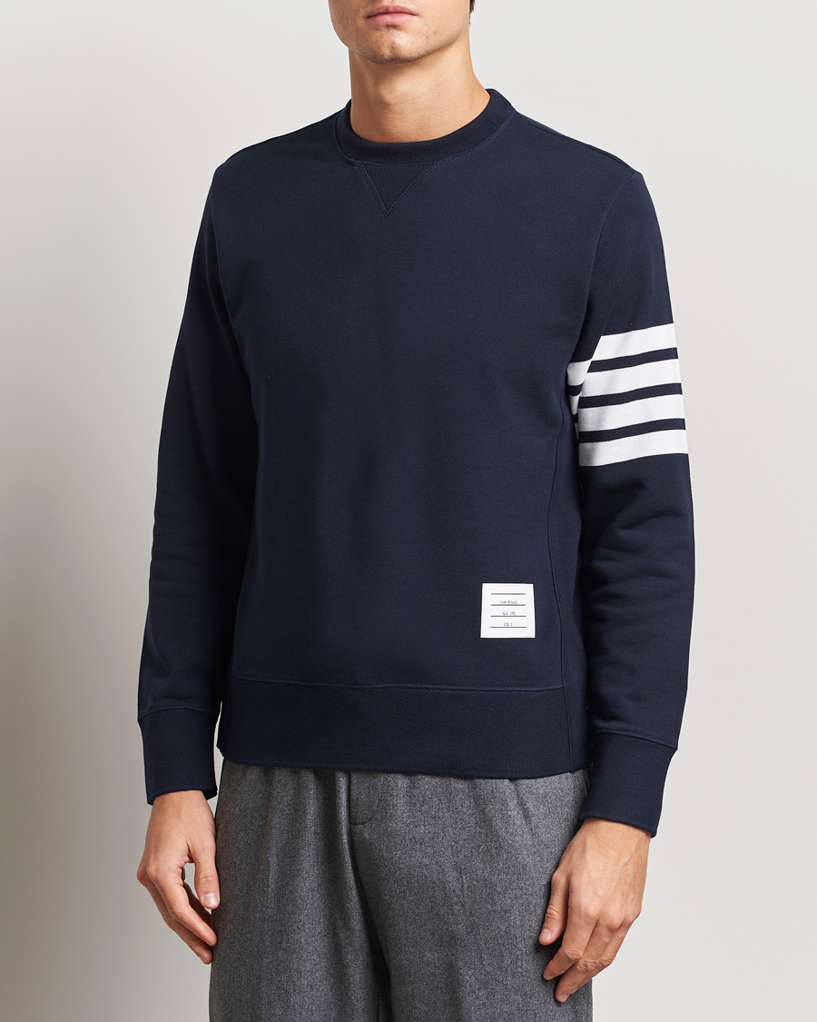Herren | Pullover | Thom Browne | 4 Bar Sweatshirt Navy
