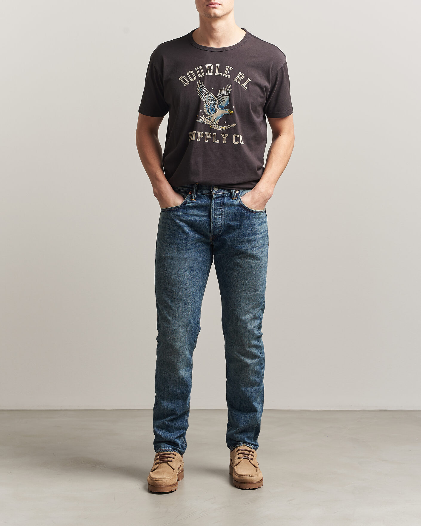 Herren | Jeans | RRL | Slim Fit Selvedge Denim Hillsview Wash