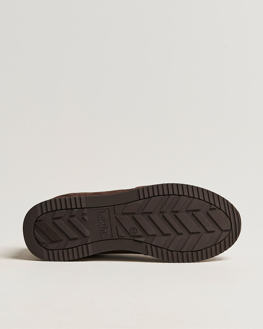 Herren | Sneaker | Loake Shoemakers | Bannister Running Sneaker Dark Brown Suede