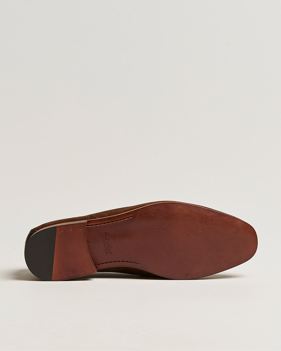 Herren | Loake Lifestyle Darwin Loafer Dark Brown Suede | Loake Lifestyle | Darwin Loafer Dark Brown Suede