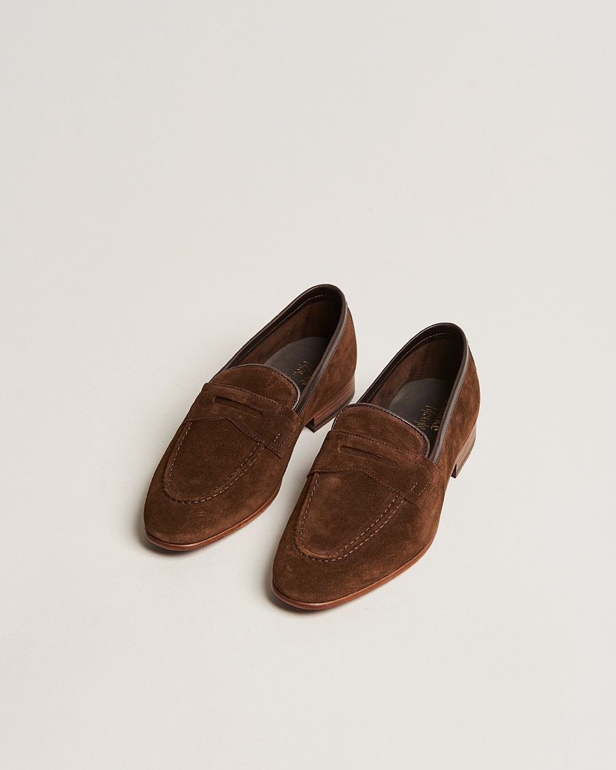 Herren | Loake Lifestyle Darwin Loafer Dark Brown Suede | Loake Lifestyle | Darwin Loafer Dark Brown Suede