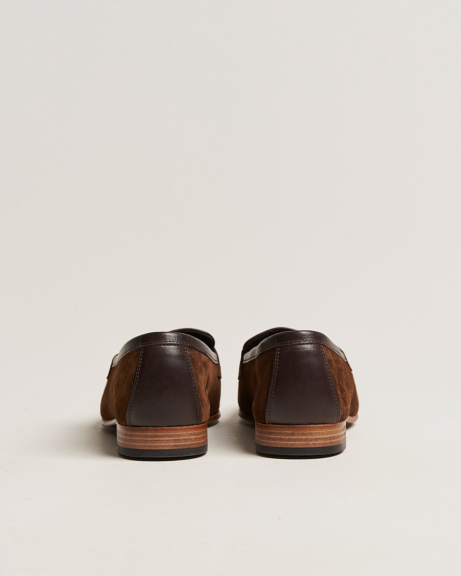 Herren | Loake Lifestyle Darwin Loafer Dark Brown Suede | Loake Lifestyle | Darwin Loafer Dark Brown Suede