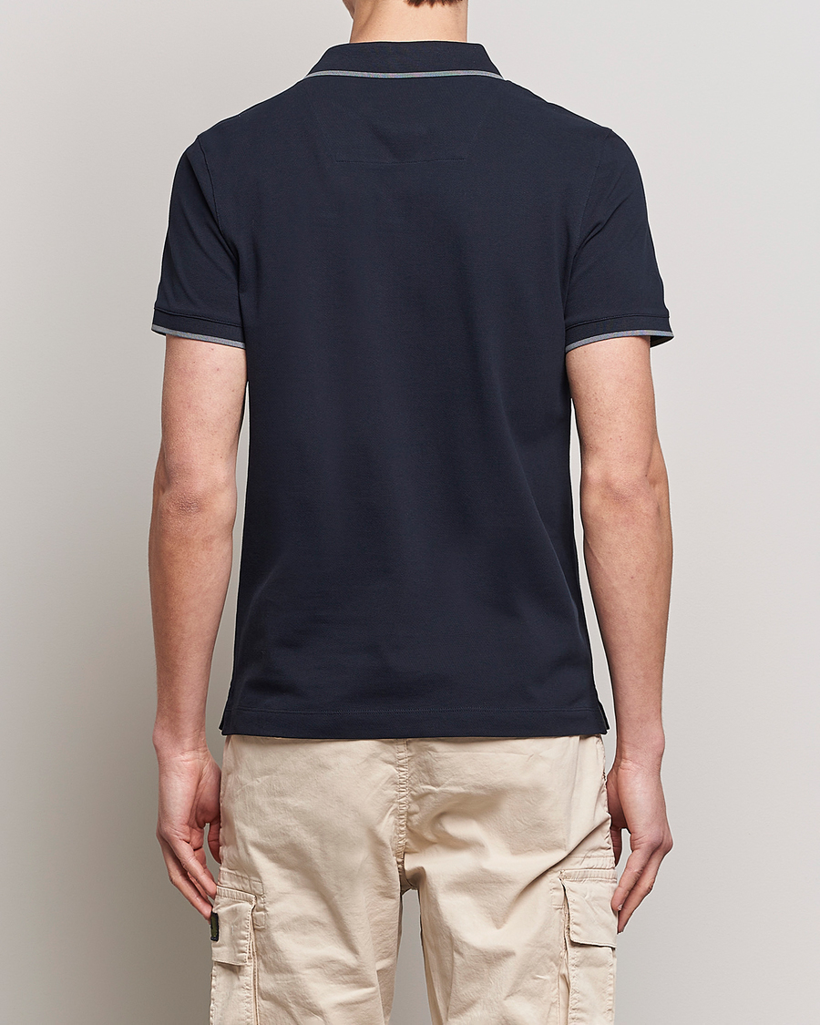 Herren | Poloshirts | Aeronautica Militare | Garment Dyed Cotton Polo Navy
