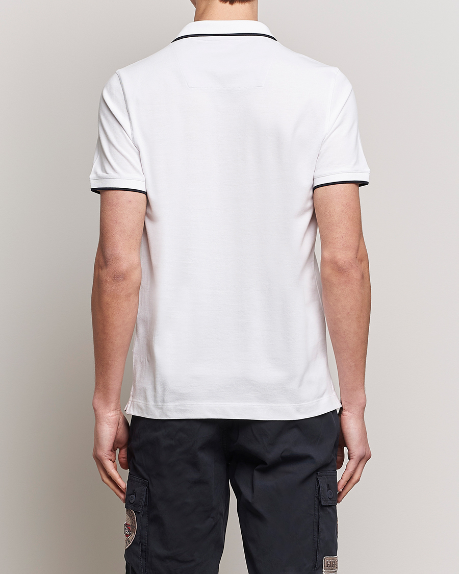 Herren | Poloshirts | Aeronautica Militare | Garment Dyed Cotton Polo Off White