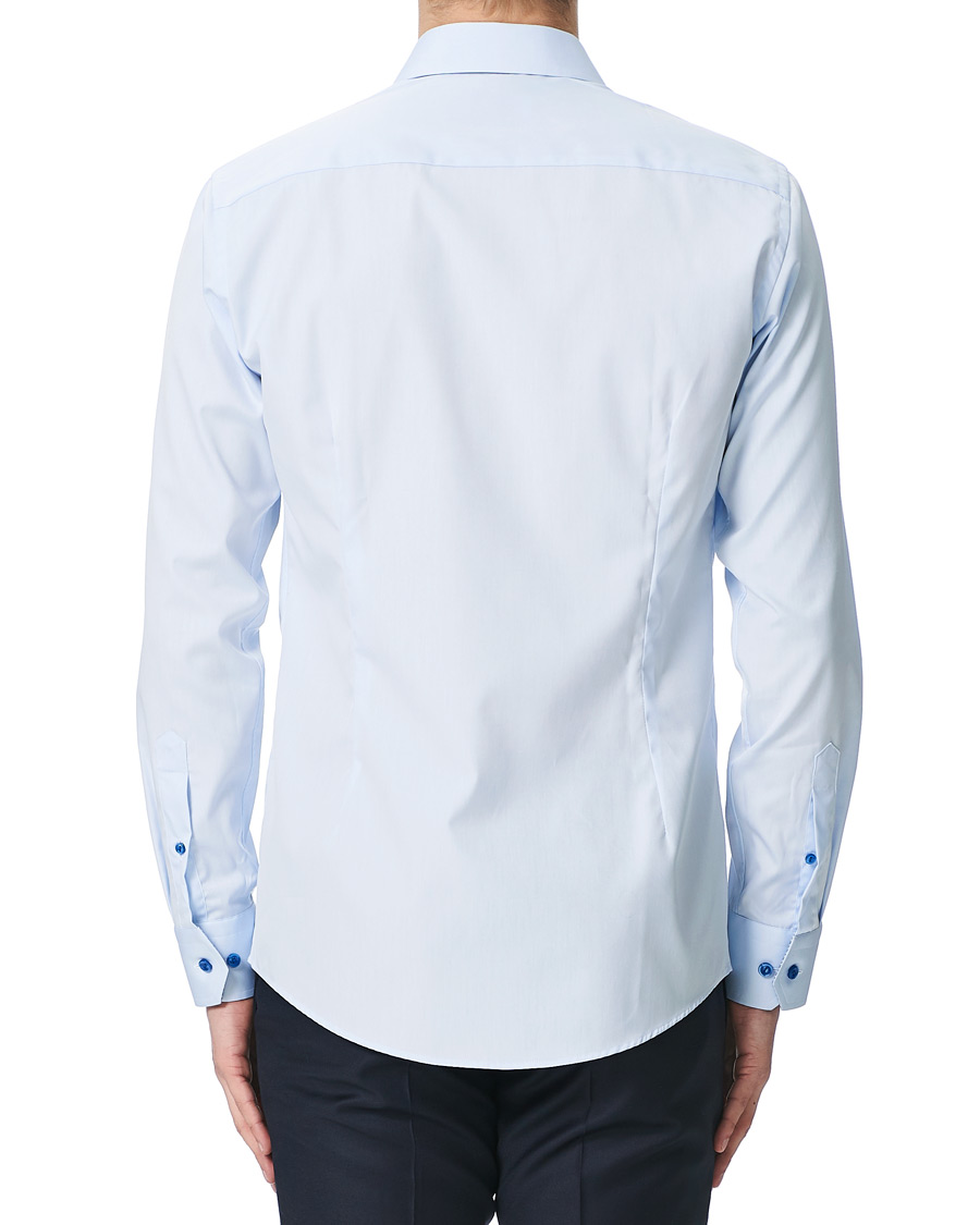 Herren | Hemden | Eton | Slim Fit Contrast Cut Away Shirt Blue