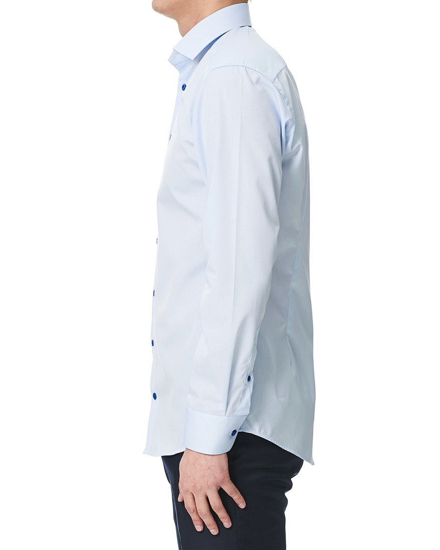 Herren | Hemden | Eton | Slim Fit Contrast Cut Away Shirt Blue