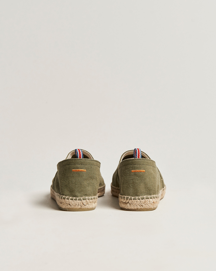 Herren | Espadrillo | Castañer | Pablo Washed Canvas Espadrilles Olive