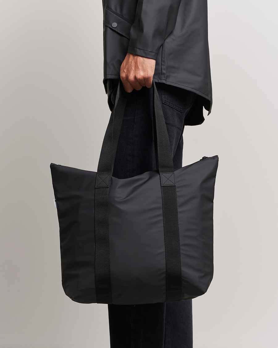 Herren | RAINS Tote Bag Rush Black | RAINS | Tote Bag Rush Black