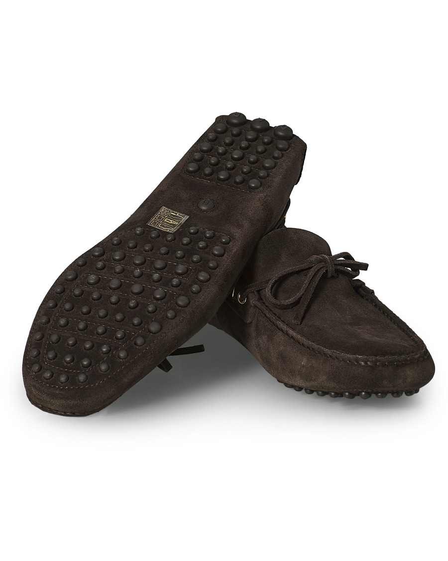 Herren | Car Shoe Driver Moccasin Dark Brown Suede | Car Shoe | Driver Moccasin Dark Brown Suede