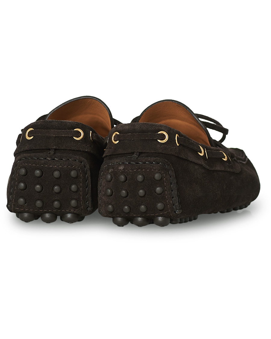 Herren | Car Shoe Driver Moccasin Dark Brown Suede | Car Shoe | Driver Moccasin Dark Brown Suede