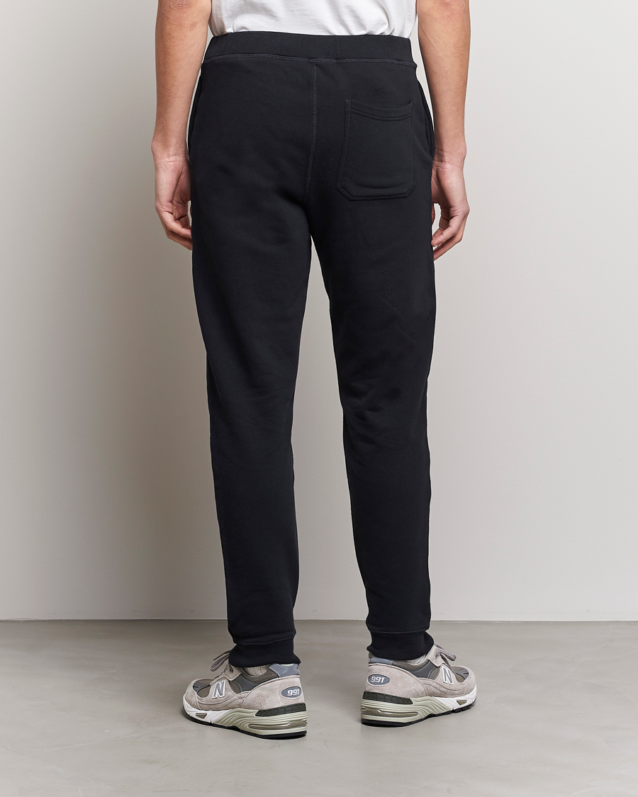 Herren | Hosen | Sunspel | Cotton Loopback Track Pants Black