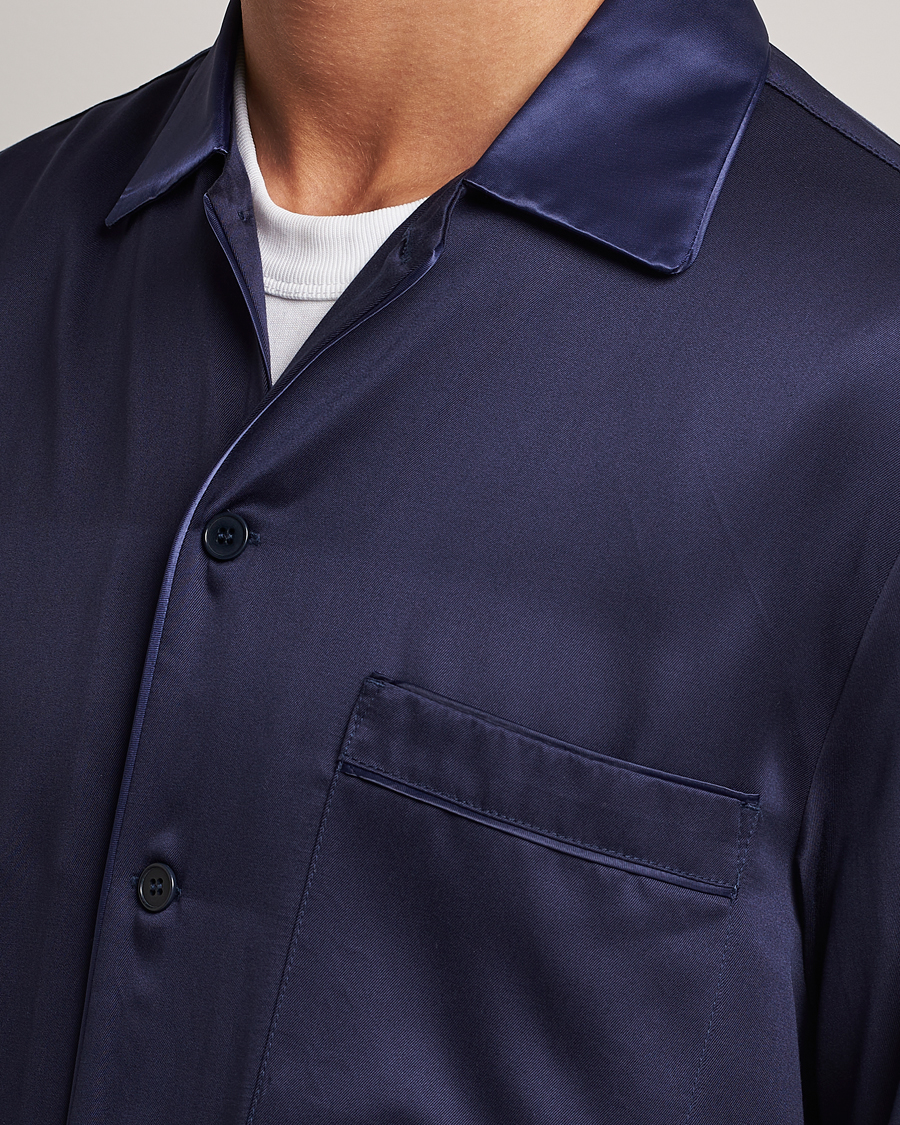 Herren | Schlafanzüge & Bademäntel | CDLP | Home Suit Long Sleeve Top Navy Blue