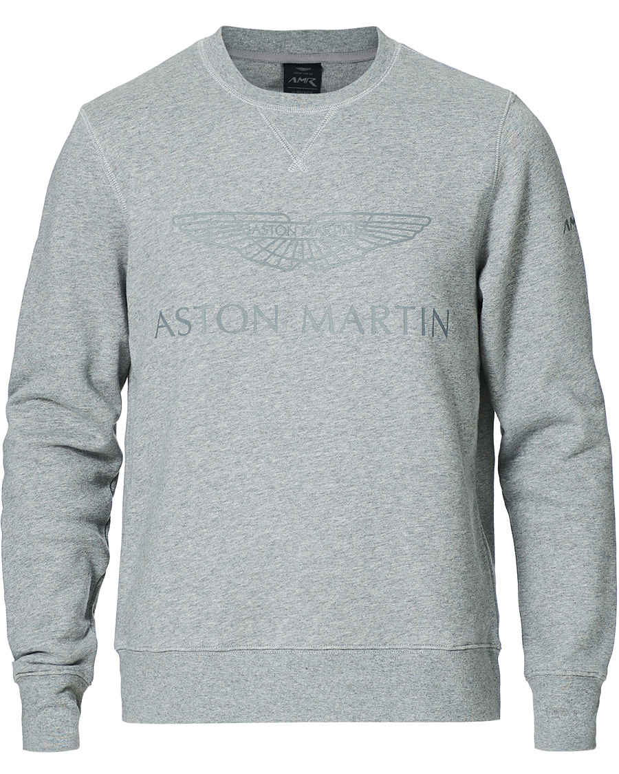 Herren | Pullover | Hackett | AMR Wings Logo Sweatshirt Grey Marl