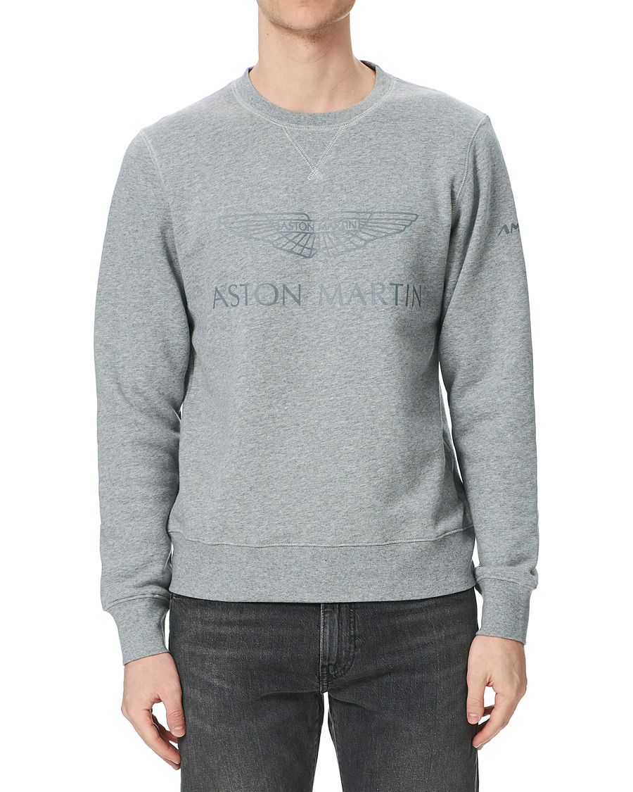Herren | Pullover | Hackett | AMR Wings Logo Sweatshirt Grey Marl