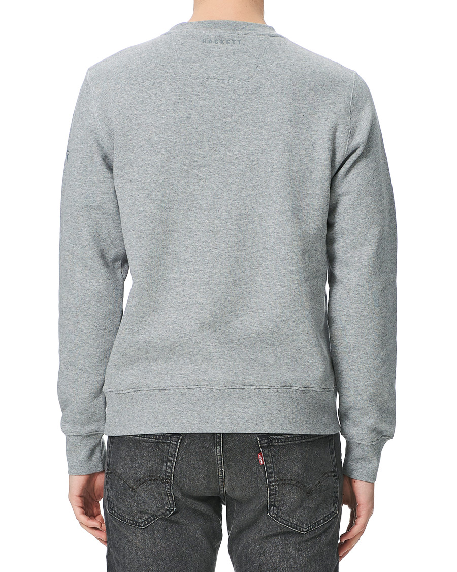 Herren | Pullover | Hackett | AMR Wings Logo Sweatshirt Grey Marl