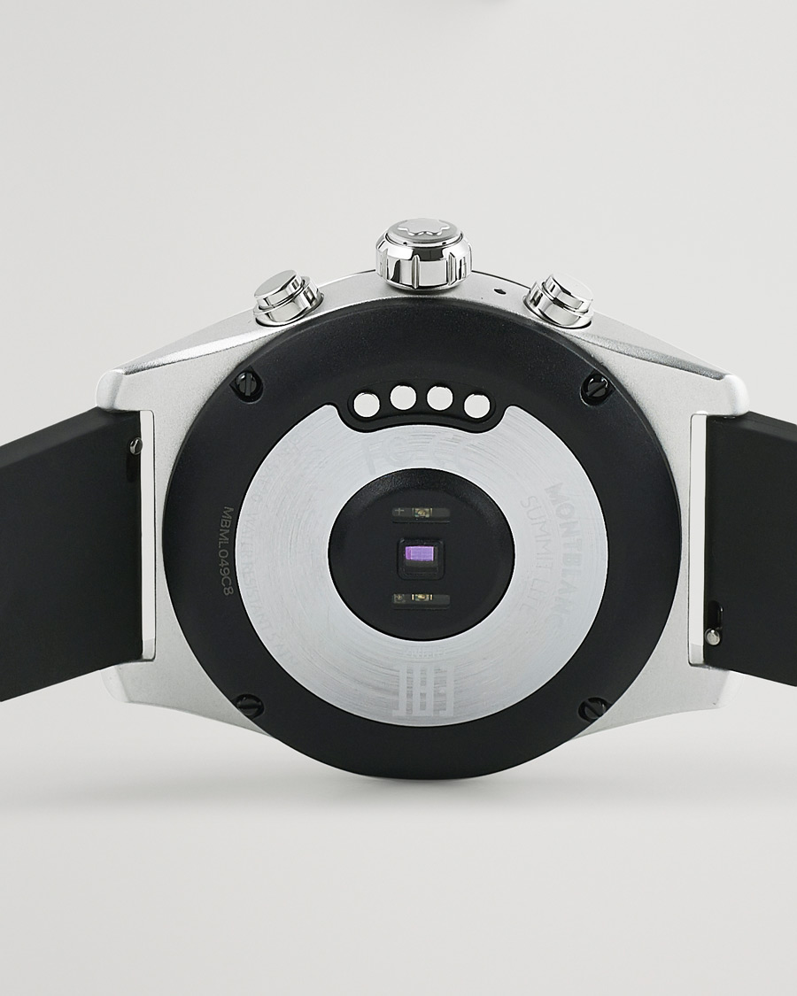 Herren | Montblanc Summit Lite Smartwatch Grey/Black Rubber Strap | Montblanc | Summit Lite Smartwatch Grey/Black Rubber Strap
