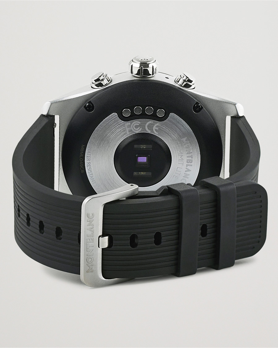 Herren | Montblanc Summit Lite Smartwatch Grey/Black Rubber Strap | Montblanc | Summit Lite Smartwatch Grey/Black Rubber Strap
