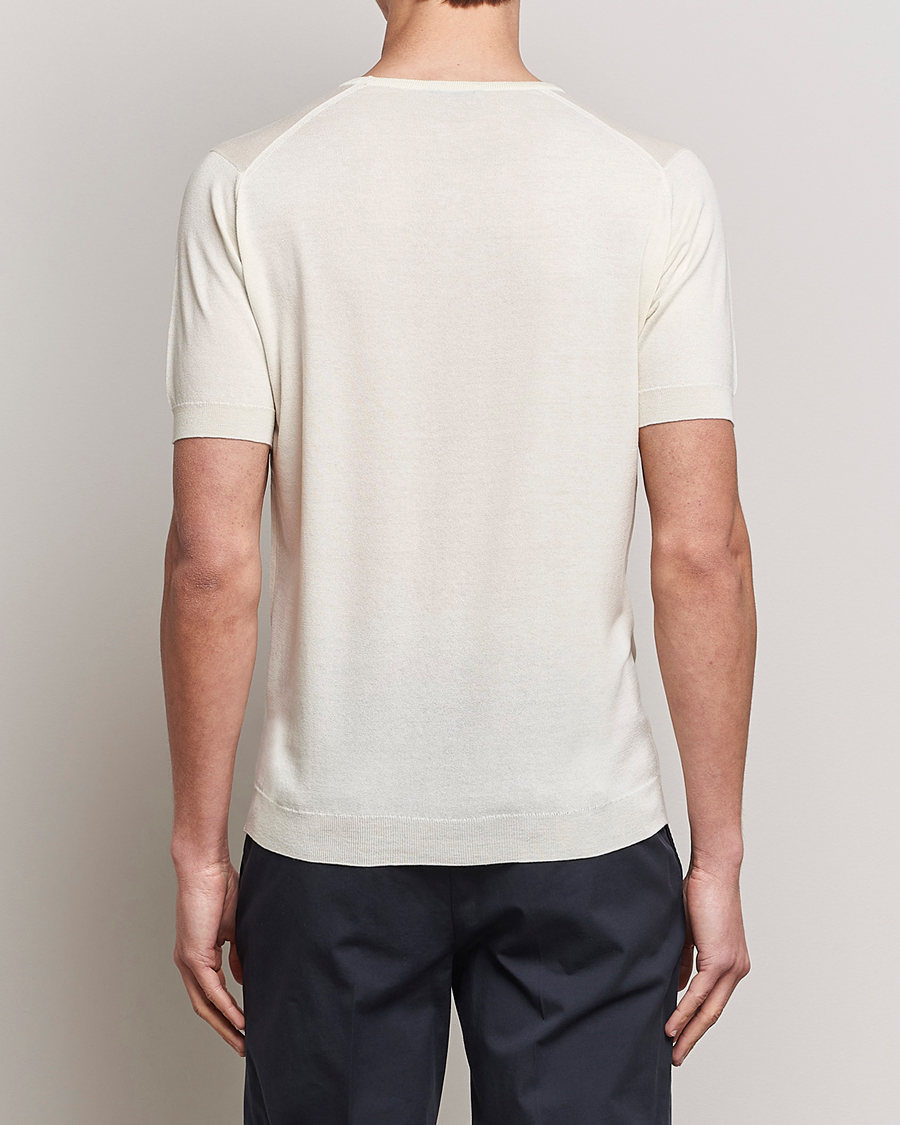 Herren | T-Shirts | John Smedley | Belden Wool/Cotton T-Shirt Latte