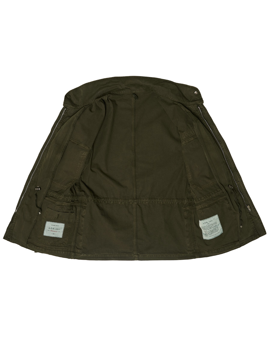 Herren | Jacken | L.B.M. 1911 | Cotton Gabardine Field Jacket Olive