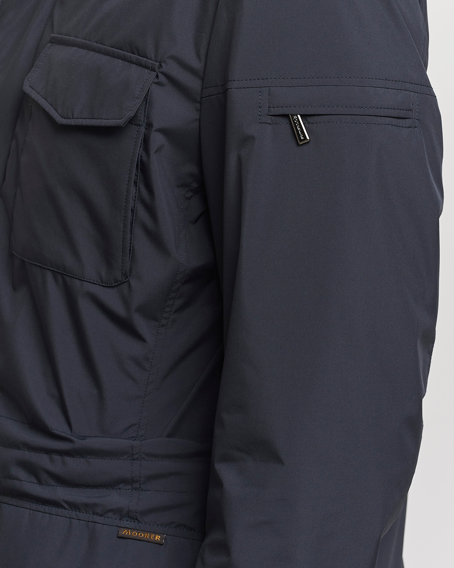 Herren | Jacken | MooRER | Waterproof Nylon Field Jacket Navy