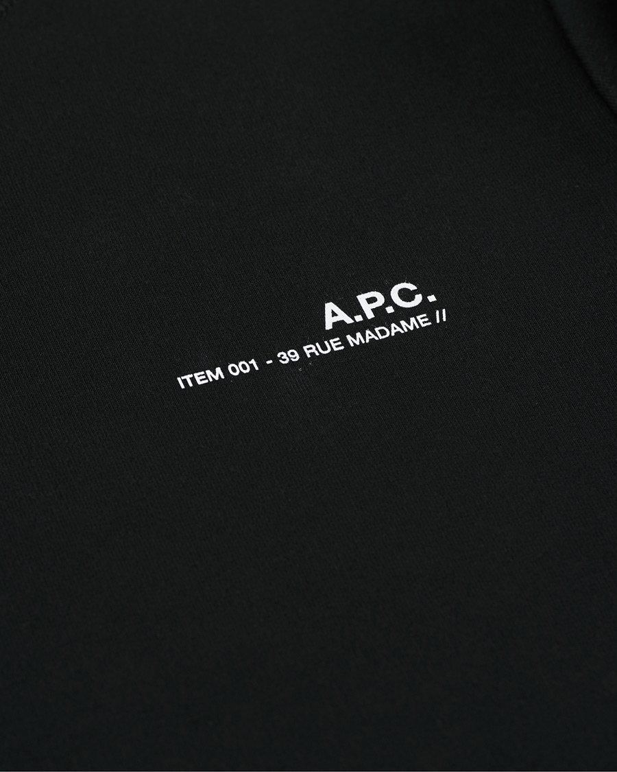 Herren | Pullover | A.P.C. | Item Crew Neck Sweatshirt Black