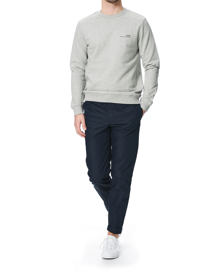 Herren | Pullover | A.P.C. | Item Crew Neck Sweatshirt Heather Grey