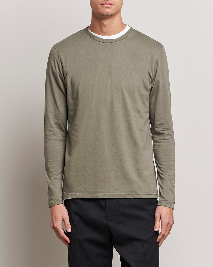 Herren | T-Shirts | Colorful Standard | Classic Organic Long Sleeve T-shirt Dusty Olive