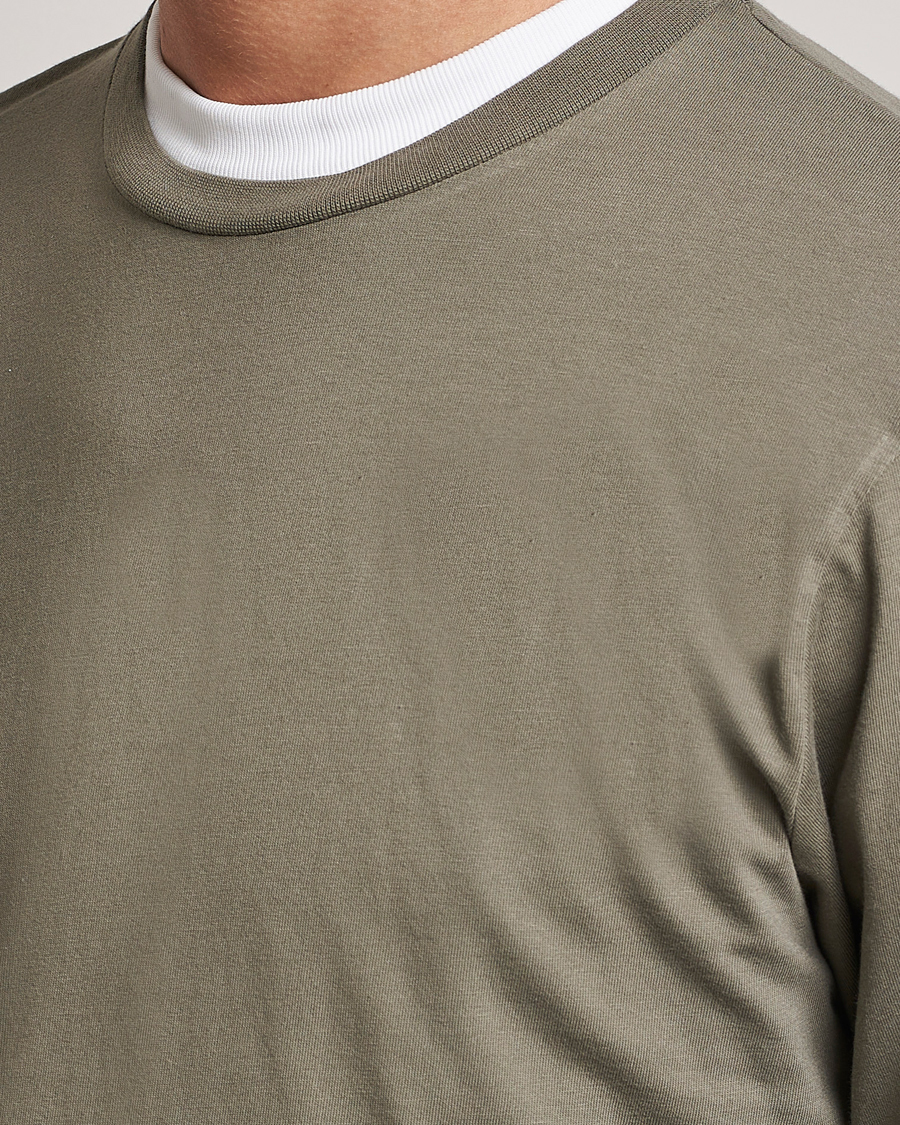 Herren | T-Shirts | Colorful Standard | Classic Organic Long Sleeve T-shirt Dusty Olive