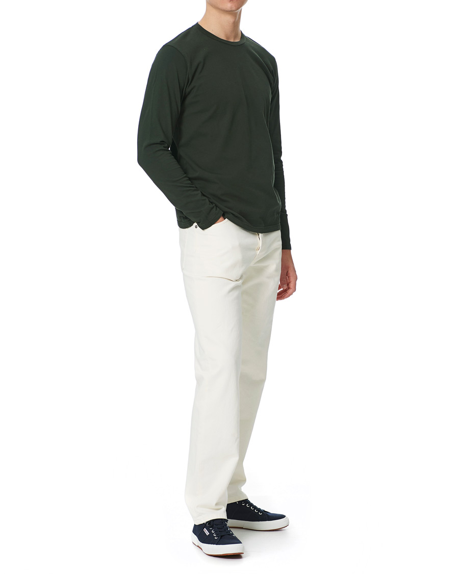 Herren | T-Shirts | Colorful Standard | Classic Organic Long Sleeve T-shirt Hunter Green