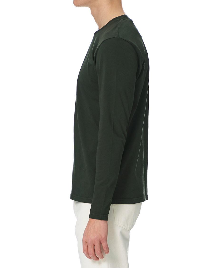 Herren | T-Shirts | Colorful Standard | Classic Organic Long Sleeve T-shirt Hunter Green