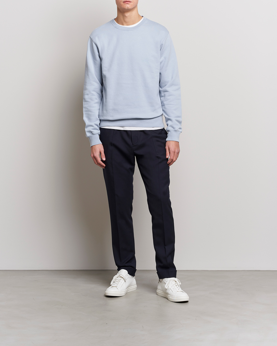 Herren | Pullover | Colorful Standard | Classic Organic Crew Neck Sweat Powder Blue