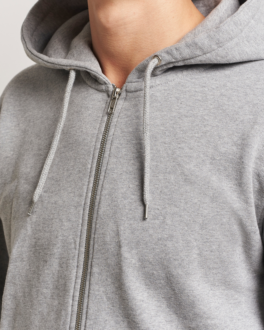 Herren | Pullover | Colorful Standard | Classic Organic Full Zip Hood Heather Grey