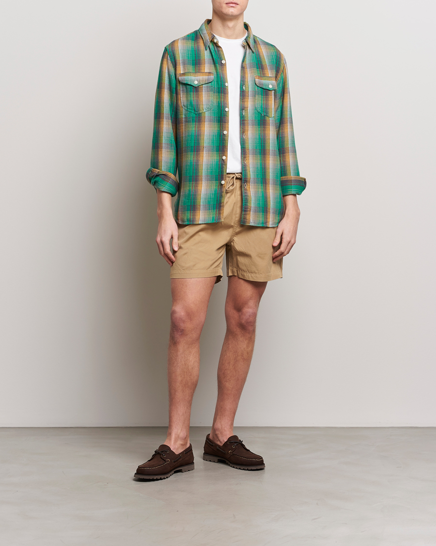 Herren | Shorts | Colorful Standard | Classic Organic Twill Drawstring Shorts Desert Khaki