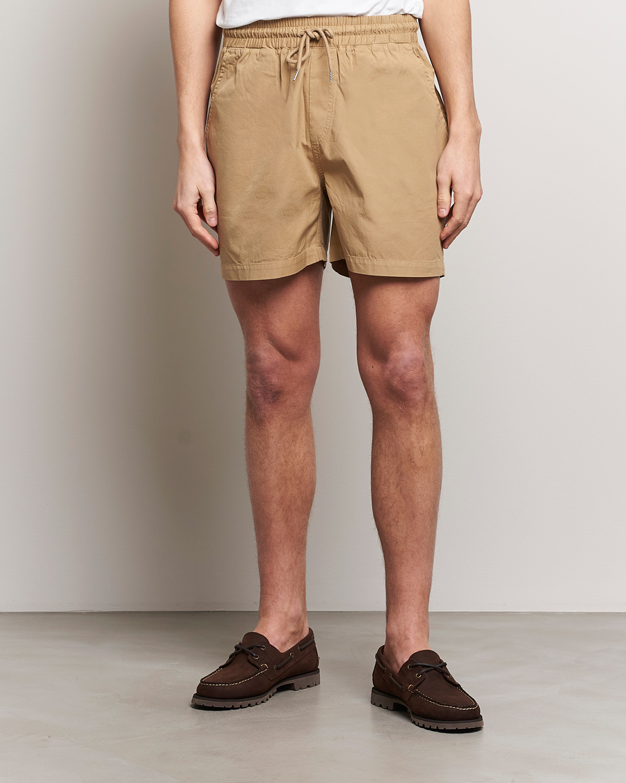 Herren | Shorts | Colorful Standard | Classic Organic Twill Drawstring Shorts Desert Khaki