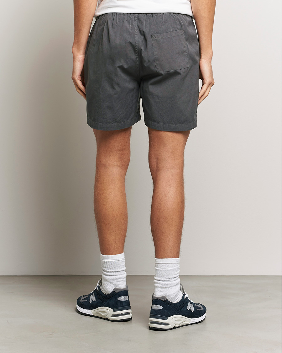 Herren | Shorts | Colorful Standard | Classic Organic Twill Drawstring Shorts Lava Grey