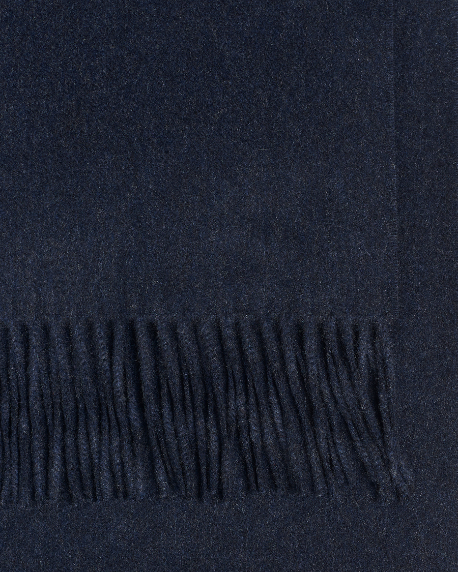 Herren | Schals | Piacenza Cashmere | Cashmere Scarf Navy Melange