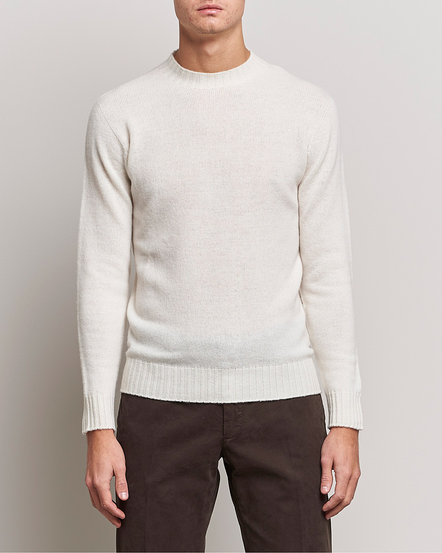 Herren | Pullover | Altea | Wool/Cashmere Crew Neck Sweater Latte