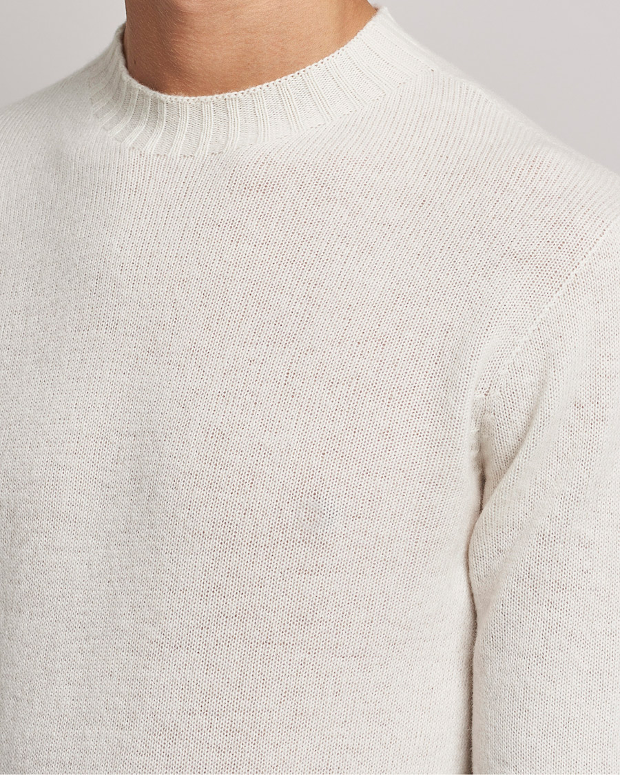 Herren | Pullover | Altea | Wool/Cashmere Crew Neck Sweater Latte